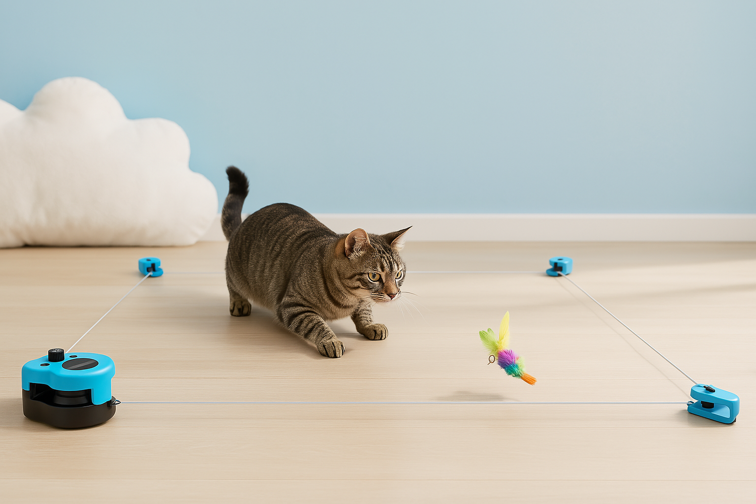MIAOU SPIN - Des heures de jeu… sans lever le petit doigt !